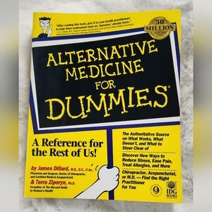 2/$20 - Alternative Medicine for Dummies book